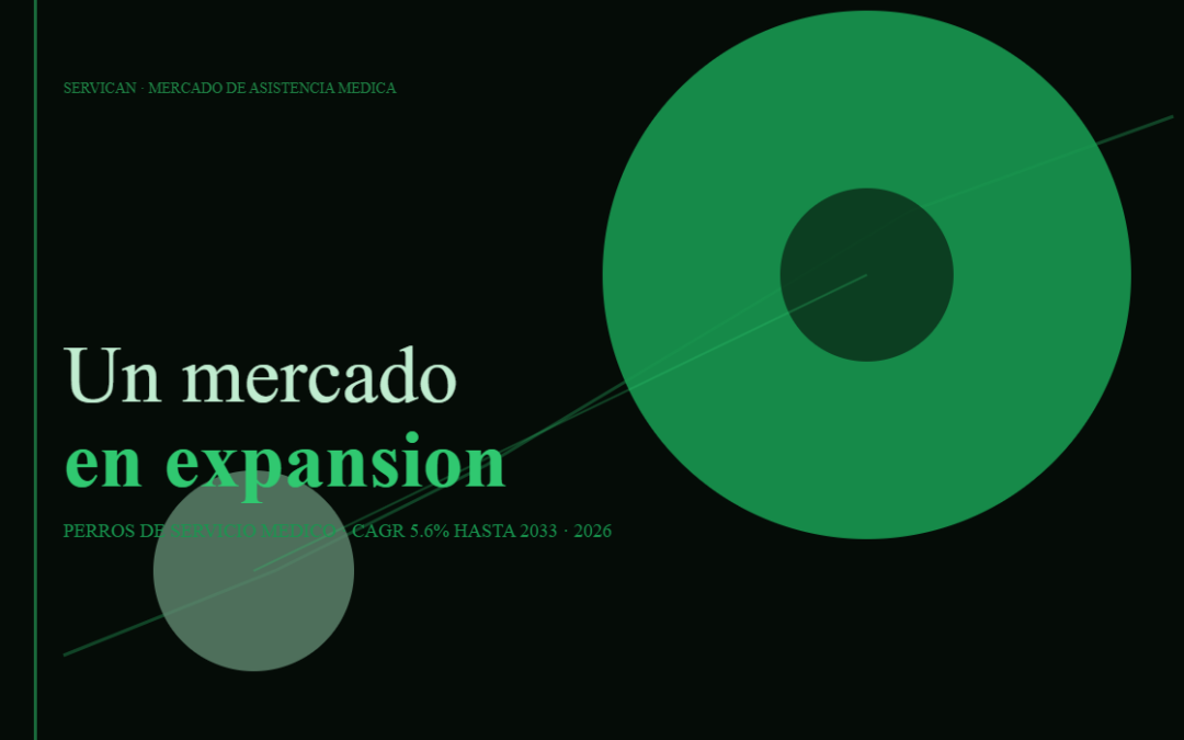 Un mercado en expansión: el futuro de los perros de servicio médico
